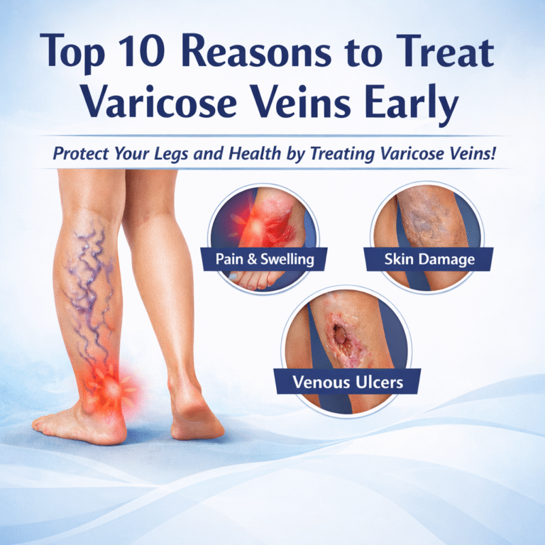 Top 10 Reasons to Treat Varicose Veins