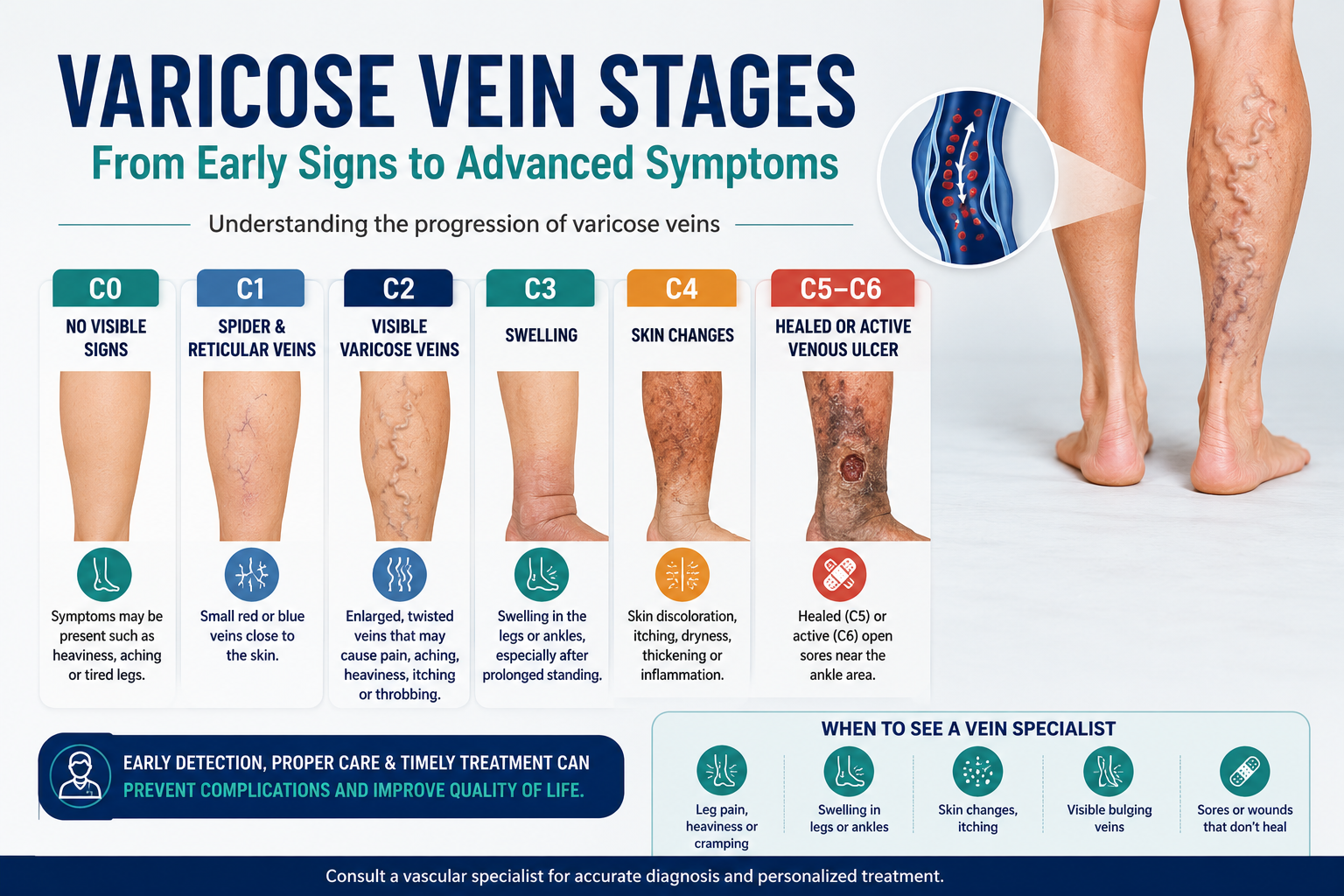 Varicose Vein Stages